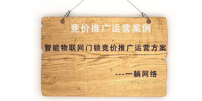 智能物聯(lián)網門鎖競價推廣運營方案